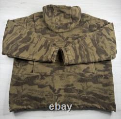 Vtg Columbia Gallatin Range Wool Jacket Brown Camo Full Zip Hunting Mens 2XL