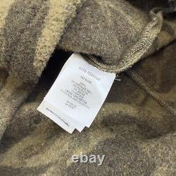 Vtg Columbia Gallatin Range Wool Shacket Sz Large Button Up Camo Hunting Jacket