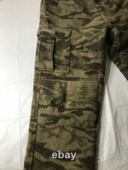 Vtg Columbia Mens Sz 38x32 Gallatin Range Wool Camo Cargo Pants HM8040