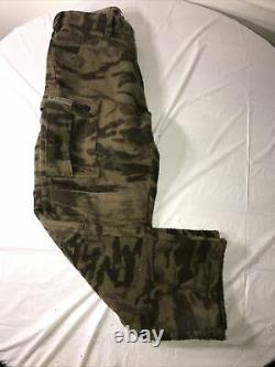 Vtg Columbia Mens Sz 38x32 Gallatin Range Wool Camo Cargo Pants HM8040