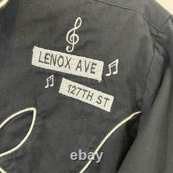 Vtg Katy K Designs M Pearl Snap Embroidered Western Harlem On The Range Shirt