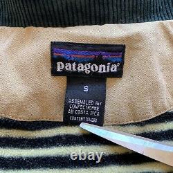 Vtg Patagonia Deep Pile Fleece Lined Range Jacket Mens S Synchilla Aztec Ranch