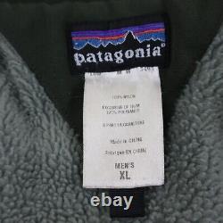 Vtg Patagonia Nuevo Range Drifter Canvas Deep Pile Fleece Jacket Coat Mens Sz XL