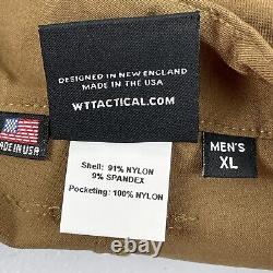 Wild Things Tactical Pants Men's Size Extra Large Brown Nylon Stretch Range