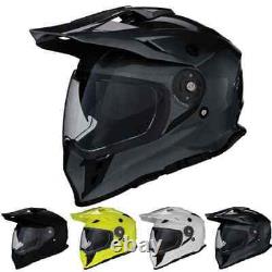 Z1R Mens Street Road Riding Dual Sport Motorcycle Helmets Range Solid DOT
