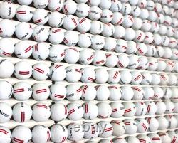 300 Balles de Golf Flottantes Blanches Limitées avec Rayure Rouge en État 5A/4A