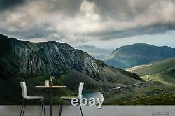 3d Mountain Range Lakes Autocollant Fond D'écran Amovible Mur 2219
