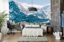 3d Mountain Range Lakes Autocollant Fond D'écran Amovible Mural 897