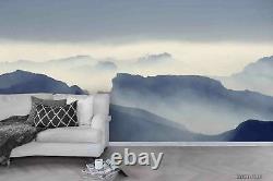 3d Mountain Range Mist Autocollant Fond D'écran Amovible Mural 885