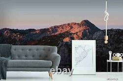 3d Mountain Range Scène Autocollant Fond D'écran Amovible Mural 899