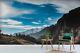 3d Mountain Range Sky Clouds Autocollant Fond D'écran Amovible Mur Mural 2151