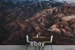 3d Overlooking Mountain Range Autocollant Papier Peint Amovible Mural 2627