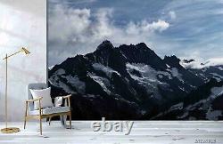 3d Snow Mountain Gamme Fond D'écran Mural Autocollant Amovible Autocollant8971