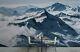 3d Snow Mountain Range Fond D'écran Mural Amovible Autocollant 75