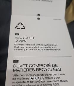 450 $ NWT The North Face Parka en duvet pour homme 77 Brooks Range, manteau noir et tan, taille XL