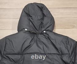 450 $ NWT The North Face Parka en duvet pour homme 77 Brooks Range, manteau noir et tan, taille XL