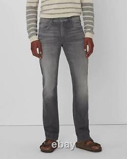 7 For All Mankind Jeans Slimmy Squiggle pour hommes, coupe slim, Brooks Range 34x32, neufs avec étiquette