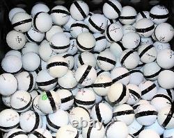 900 Premium Assorted Black Striped White Range Pratique Golf Balls Top Quality