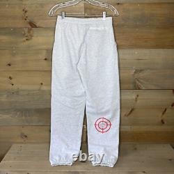 Adhésion au stand de tir Menace Gun Range Los Angeles, pantalon de jogging gris pour homme, taille moyenne