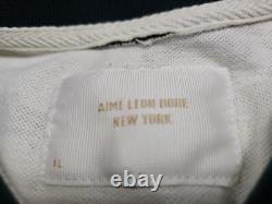 Aime Leon Dore Polo Crème Range Rover Sport Utility Homme Taille XL NEUF AVEC FLAWS