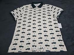 Aime Leon Dore Sport Utility Range Rover Polo crème pour homme taille XL neuf avec défauts