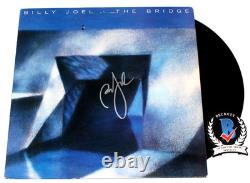 Album vinyle 'The Bridge' signé par Billy Joel avec certificat d'authenticité Beckett Piano Man Bas