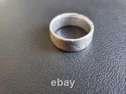 Bague bande en argent sterling pour homme, taille 9 1/2, chaîne de montagnes Grand Teton, sur mesure