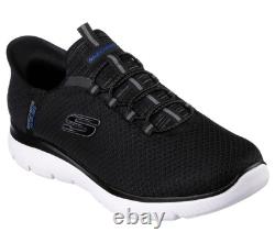 Baskets à enfiler Skechers pour homme Summits High Range en noir, 5,5-14