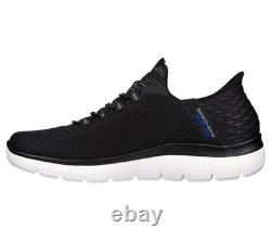 Baskets à enfiler Skechers pour homme Summits High Range en noir, 5,5-14