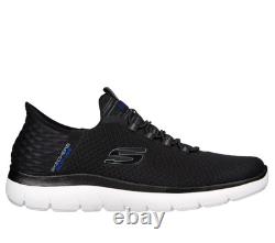 Baskets à enfiler Skechers pour homme Summits High Range en noir, 5,5-14