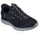 Baskets &agrave; Enfiler Skechers Pour Homme Summits High Range En Noir/charbon, 5,5-14