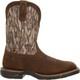Botte De Travail Imperm&eacute;able Rocky Pour Homme &agrave; Bout Souple Long Range Mossy Oak Bottomland 9 1/2w