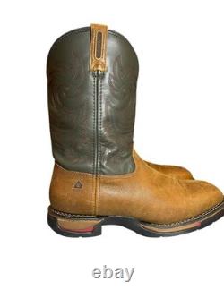 Botte western Rocky Men FQ0008656 Long Range 12 en cuir marron taille 14 W