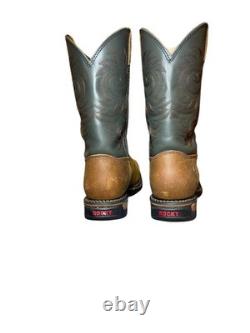 Botte western Rocky Men FQ0008656 Long Range 12 en cuir marron taille 14 W