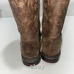 Bottes de cow-boy Rocky Boots pour homme Long Range Goodyear Welt 8847 taille 10,5