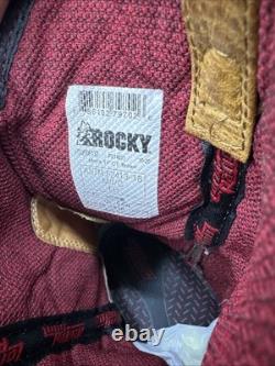 Bottes de sécurité Rocky pour homme à bout composite Long Range, marron, taille 9,5 W #1