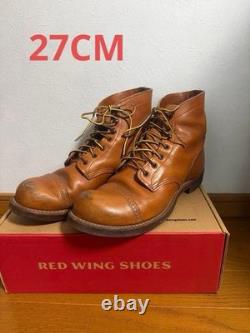 Bottes en cuir Red Wing 8011 pour hommes, taille US 9, Iron Range Manson, authentiques