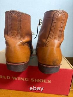 Bottes en cuir Red Wing 8011 pour hommes, taille US 9, Iron Range Manson, authentiques