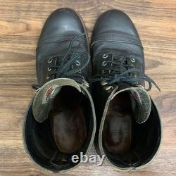 Bottes en cuir Red Wing 8114 IRON RANGE pour hommes, taille US 8 1/2 D, noires