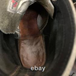 Bottes en cuir Red Wing 8114 IRON RANGE pour hommes, taille US 8 1/2 D, noires