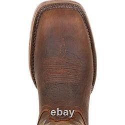 Bottes western imperméables Rocky Men's 11 Long Range en cuir vieilli brun RKW0278, D