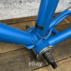 Cadre de vélo de route Vintage Shogun 600 58cm Tange CRMO Bleu 700c 126mm années 1980