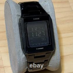 Casio I-RANGE IRW-M300 Montre numérique solaire atomique Multibande 5 à affichage négatif à lire