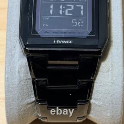 Casio I-RANGE IRW-M300 Montre numérique solaire atomique Multibande 5 à affichage négatif à lire