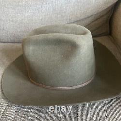 Chapeau de cow-boy western Vintage STETSON Range Palomino 4x Beaver 6 7/8