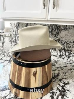 Chapeau de cowboy western vintage Stetson 4x en feutre de castor Open Road Range pour homme 6 7/8