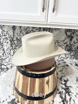 Chapeau de cowboy western vintage Stetson 4x en feutre de castor Open Road Range pour homme 6 7/8