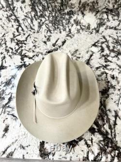 Chapeau de cowboy western vintage Stetson 4x en feutre de castor Open Road Range pour homme 6 7/8