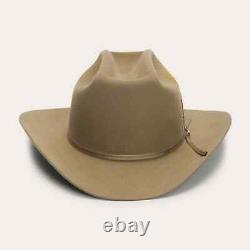 Chapeau en feutre Stetson 6X Range Fawn avec brosse à chapeau gratuite