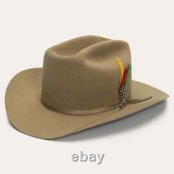 Chapeau en feutre Stetson 6X Range Fawn avec brosse à chapeau gratuite